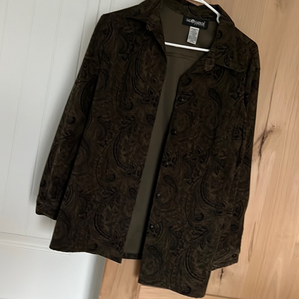 Paisley shacket, size 10